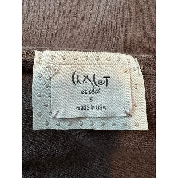 Chalet et Ceci Women's Charcoal Grey Dress‎ Made USA Size S - Picture 3 of 7